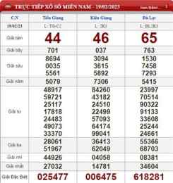 ảnh chụp màn hình kết quả xổ số ngày 19 tháng 09