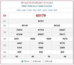 ảnh chụp màn hình kết quả xổ số ngày 9 tháng 11