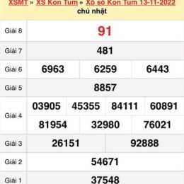 chủ nhật xổ số kon tum