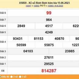 dự đoán xổ số bình định net