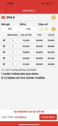 giao diện app cách chơi xổ số keno dễ trúng
