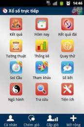giao diện app ket qua so xo truc tiep 3 mien