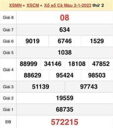 giao diện app kết quả xổ số cà mau ngày hôm nay