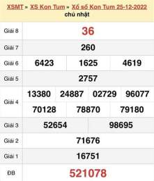 giao diện app kết quả xổ số kon tum hôm qua