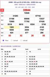 giao diện app ket qua xo so mien bac thu 3