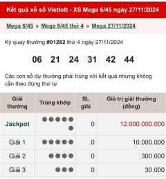 giao diện app kết quả xổ số ngày 13 tháng 12