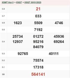 giao diện app kết quả xổ số quảng trị 30 ngày