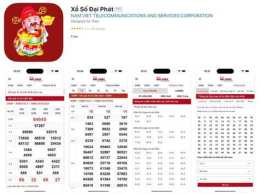 giao diện app số xổ đại phát