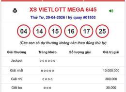 giao diện app so xo vietlott hom nay 6/45