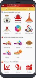 giao diện app trực tiếp xổ số ngọc minh