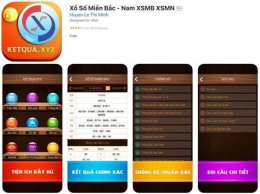 giao diện app vé số xổ miền nam
