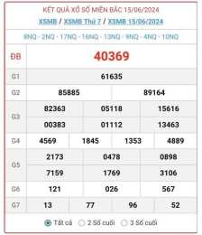 giao diện app xem kết quả xổ số miền bắc tối qua