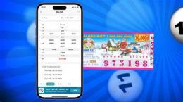 giao diện app xem kết quả xổ số thành phố