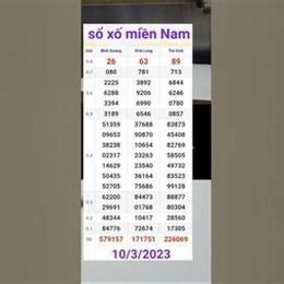 ket quả sô xô miên nam