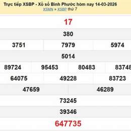 kết quả xổ số bình phước ngày hôm nay