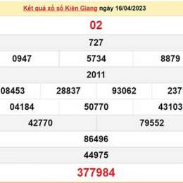 kết quả xổ số kiên giang 30 ngày