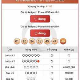 kết quả xổ số vietlott 55