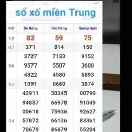 sổ xố miền trung hôm qua