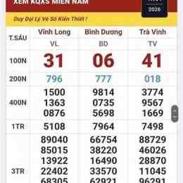 xổ số ba miền vĩnh long tuần rồi