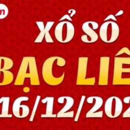 xổ số bạc liêu 16 tháng 12