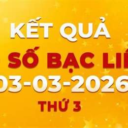 xổ số bạc liêu ngày 3 tháng 3 năm 2026