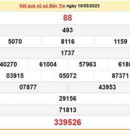 xổ số bến tre ngày 23