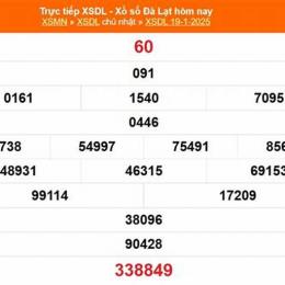 xổ số đà lạt ngày 26