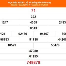 xổ số đồng nai mùng 2 tháng 9