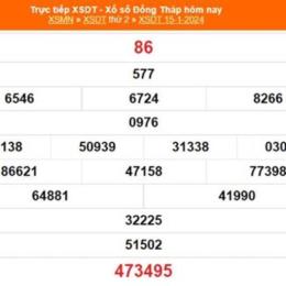 xổ số đồng tháp 15 tháng 6