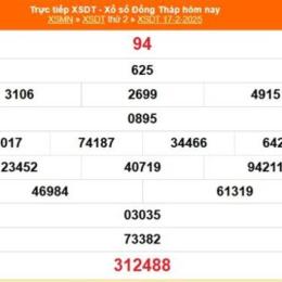 xổ số đồng tháp ngày 17 tháng 11 năm 2025