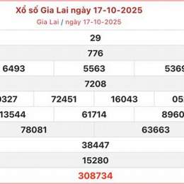 xổ số gia lai ngày 17