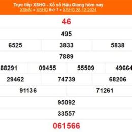 xổ số hậu giang 1 tháng 8