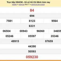 xổ số hồ chí minh ngày 1 tháng 8