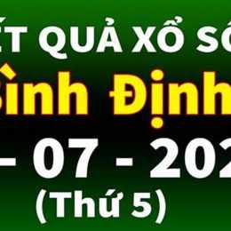 xổ số kiến thiết bình định ngày 25 tháng 12