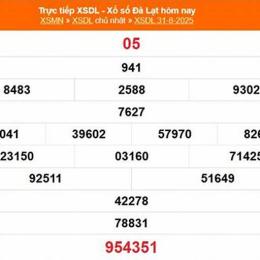 xổ số kiến thiết đà lạt ngày 14 tháng 6