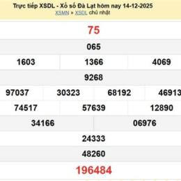 xổ số kiến thiết đà lạt ngày 21 tháng 12