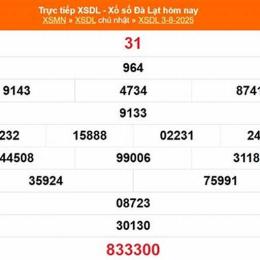 xổ số kiến thiết đà lạt ngày 7 tháng 6