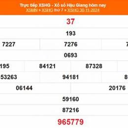 xổ số kiến thiết hậu giang ngày 4 tháng 7