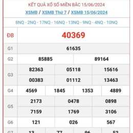 xổ số miền bắc vừa rồi