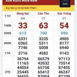 xổ số miền nam dò vé số