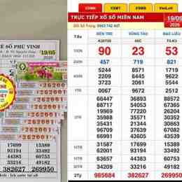 xổ số miền nam ngày 19 tây tháng 7
