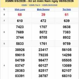 xổ số miền nam thứ sáu bình dương