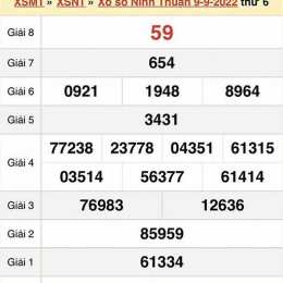 xổ số ninh thuận 30 ngày gần nhất