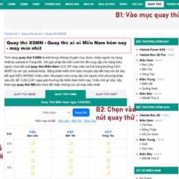 xổ số quay thử đài miền nam