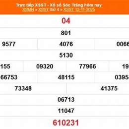 xổ số sóc trăng 12 tháng 11