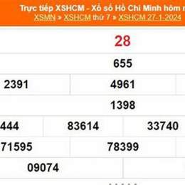 xổ số thành phố hồ chí minh 27 tháng 04