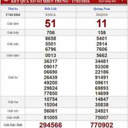 xổ số thứ ba mấy tuần trước