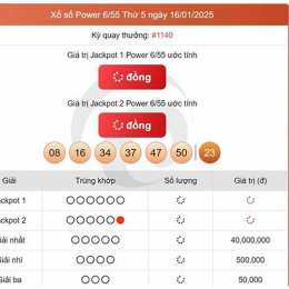 xổ số vietlott ngày 19 tháng 5