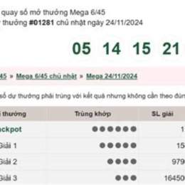 xổ số vietlott ngày 26 tháng 11