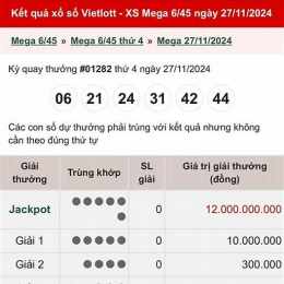 xổ số vietlott ngày 4 tháng 4